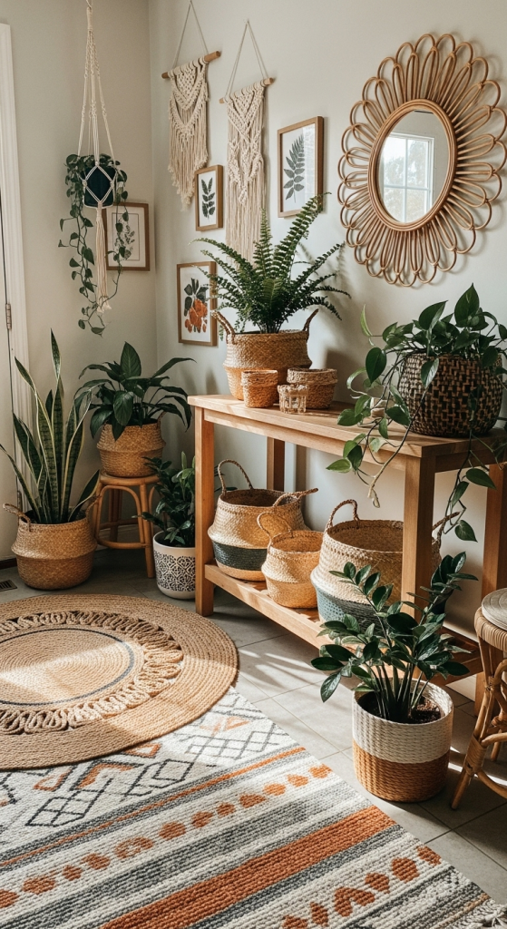 Layer Rugs for That Effortless Boho Look