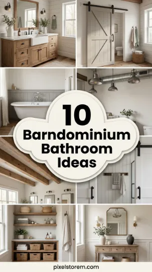 10 Barndominium Bathroom Ideas