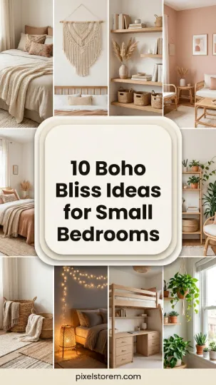 10 Boho Bliss Ideas for Small Bedrooms
