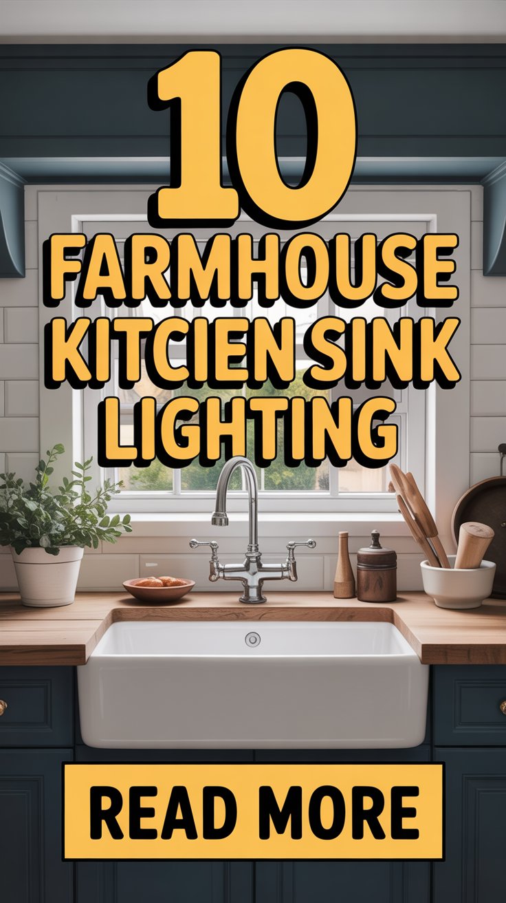 Farmhouse Kitchen Sink Lighting