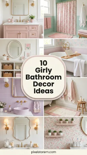10 Girly Bathroom Decor Ideas