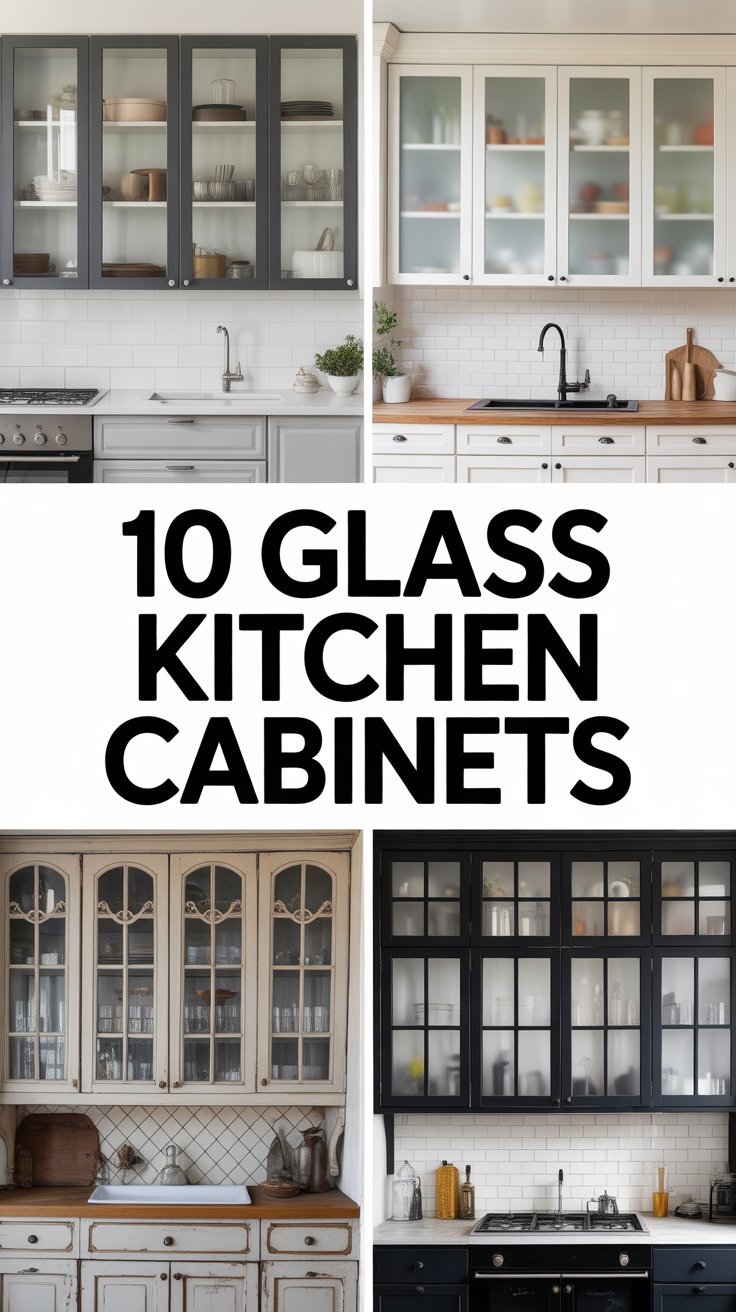 Glass Kitchen Cabinets