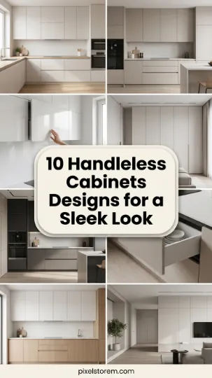 10 Handleless Cabinets Designs