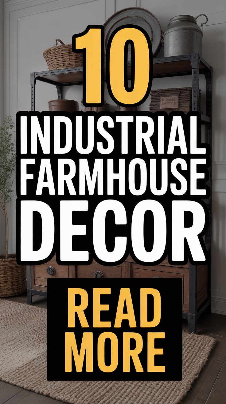 Industrial Farmhouse Decor Ideas