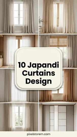 10 Japandi Curtains Design