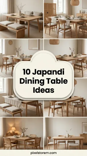 10 Japandi Dining Table Ideas