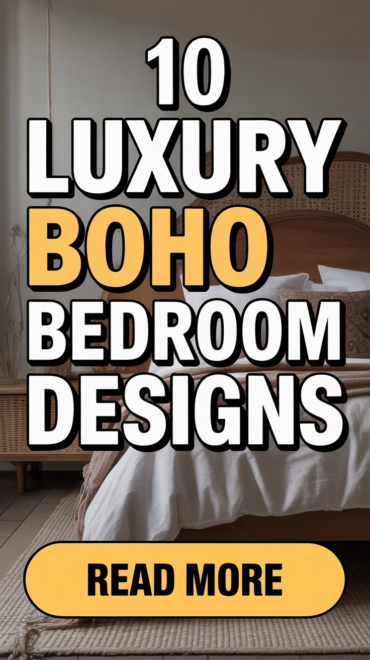 Luxury Boho Bedroom Designs