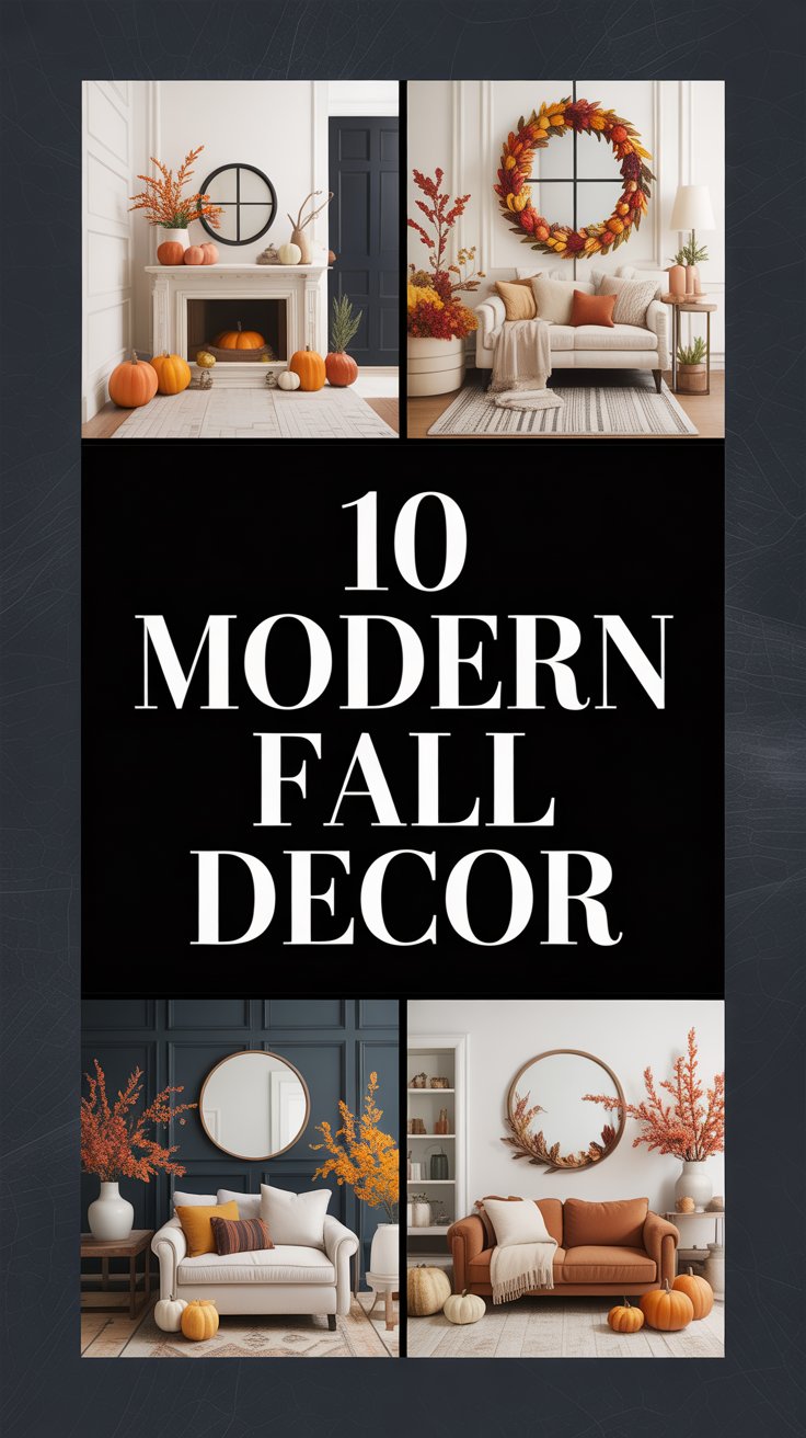 Modern Fall Decor Ideas
