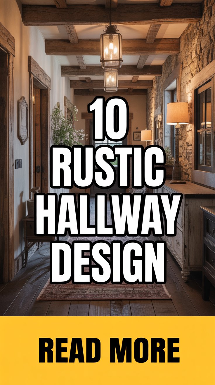 Rustic Hallway Design