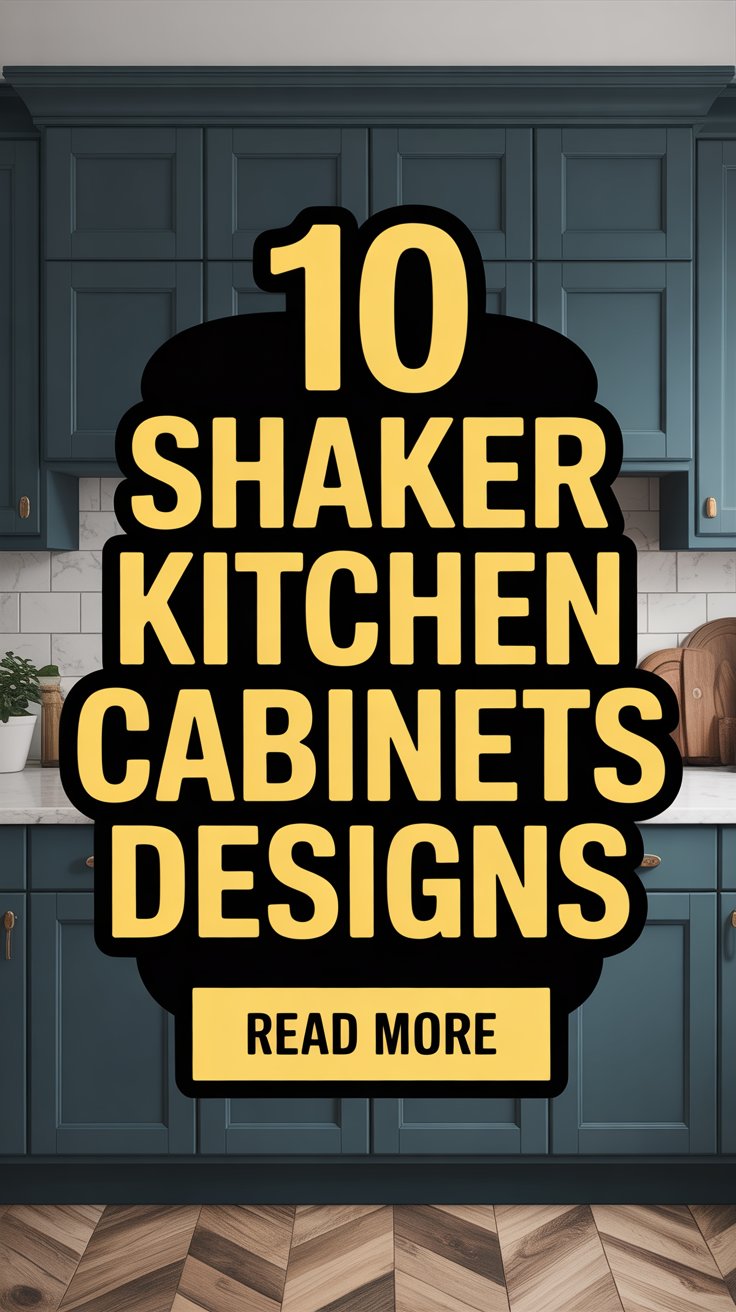 Shaker Kitchen Cabinet Designs