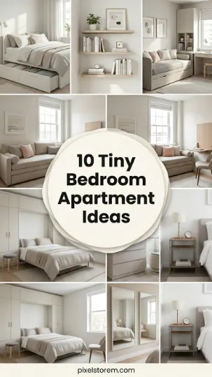 10 Tiny Bedroom Apartment Ideas