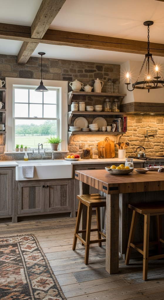 Weathered Wood Tones