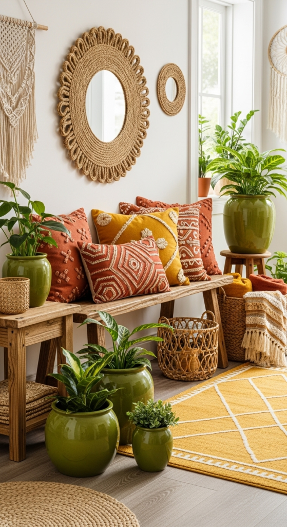 Add Pops of Color (the Boho Way)