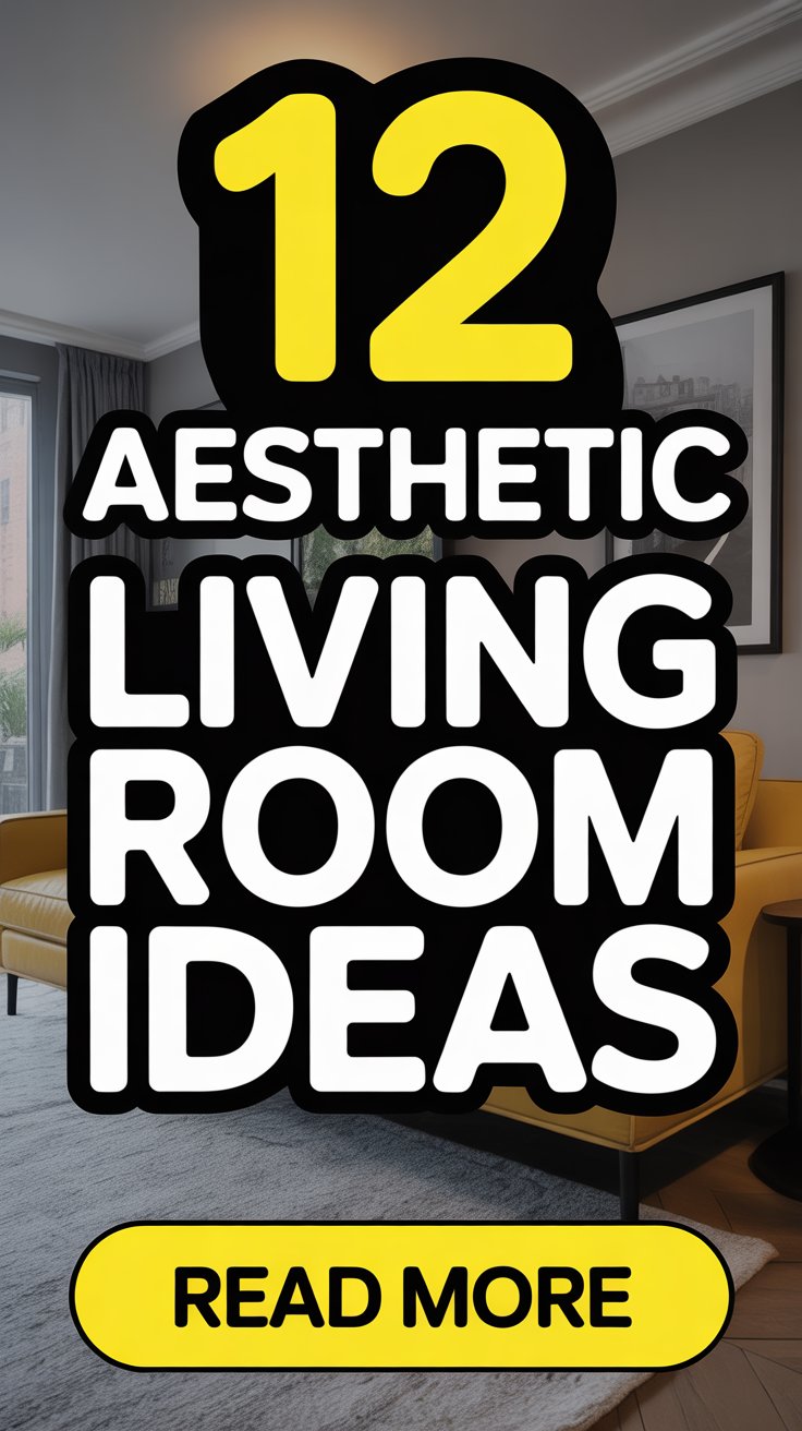 Aesthetic Living Room Ideas