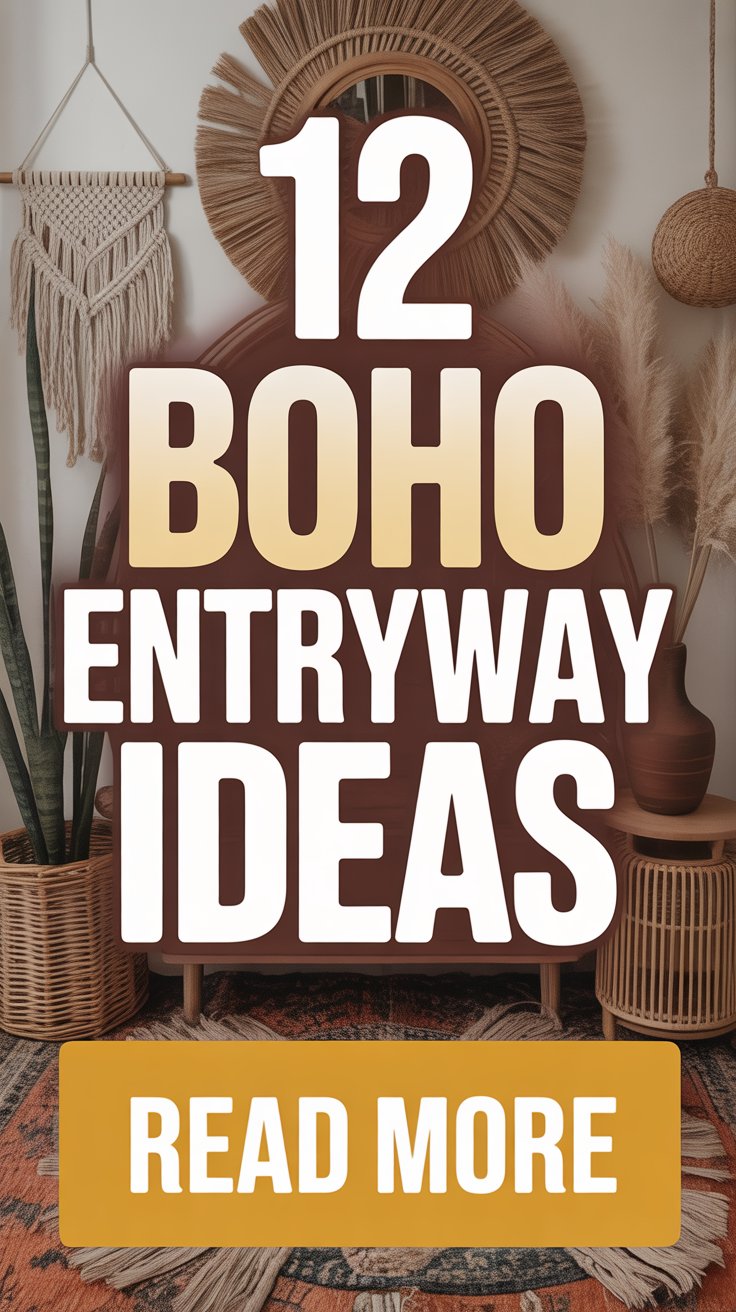Boho Entryway Ideas