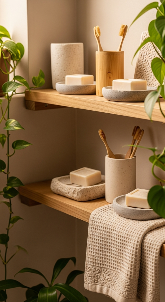 Bring in Natural Bathroom Accents