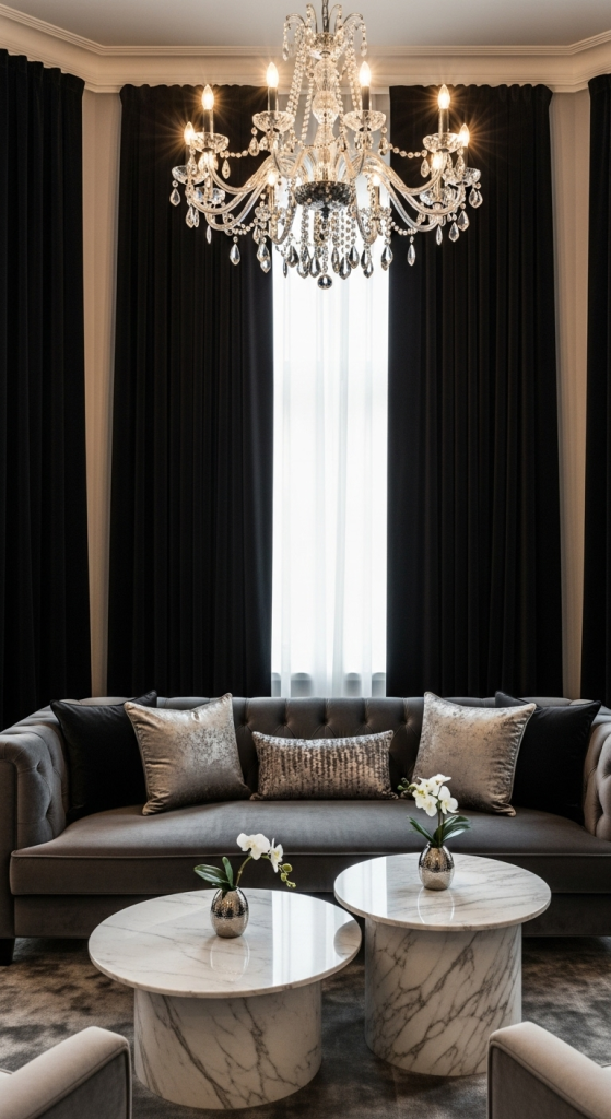 Add Contrast with White or Cream Walls