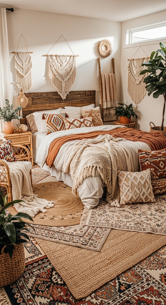 Go Earthy with Boho Textures and Layers