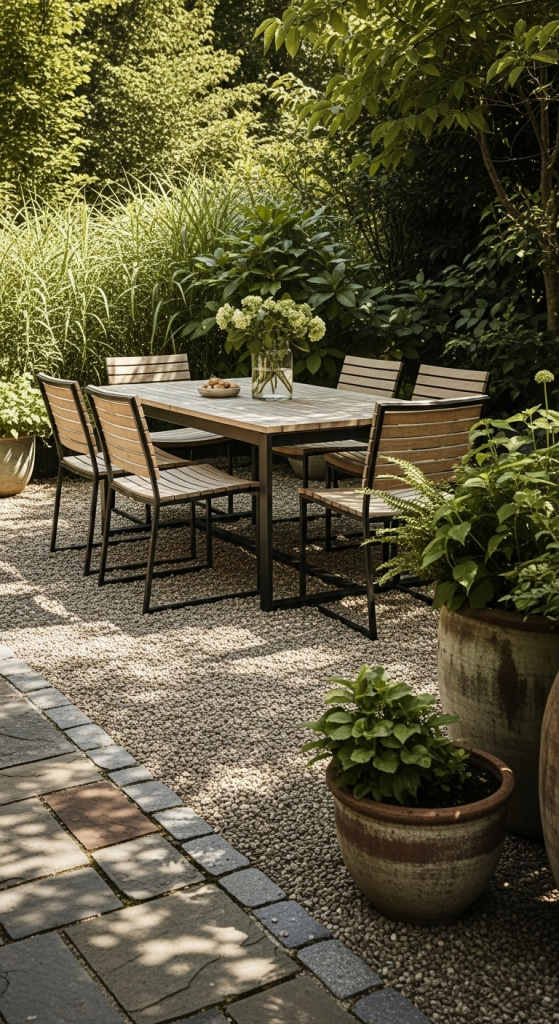 Build a Gravel Dining Patio