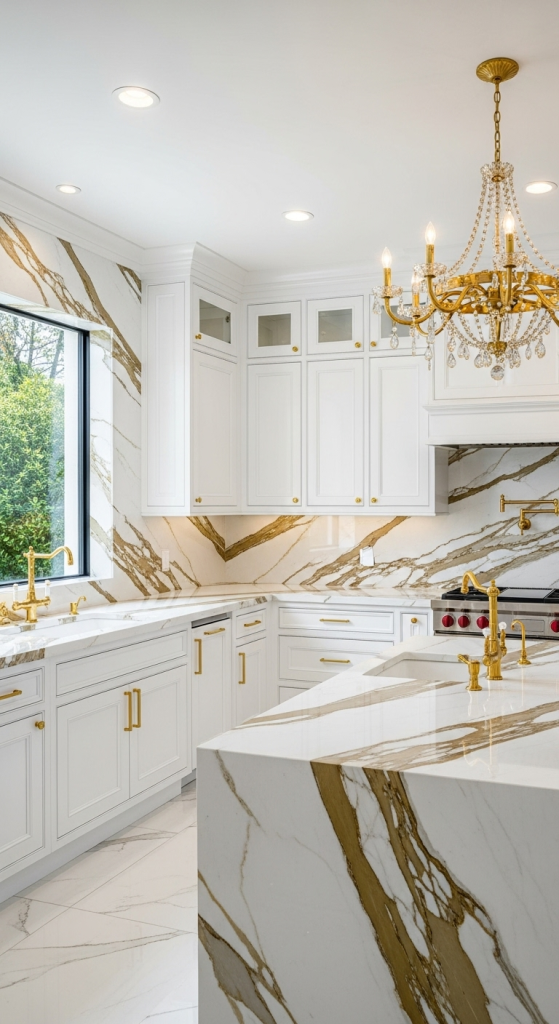 Luxe Marble Meets Gold Glam