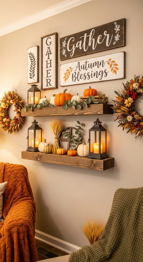 Rustic Autumn Wall Decorations