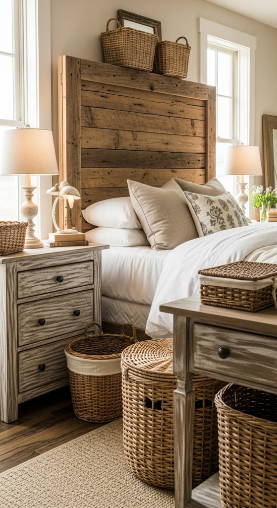 Rustic Farmhouse Bedroom Style