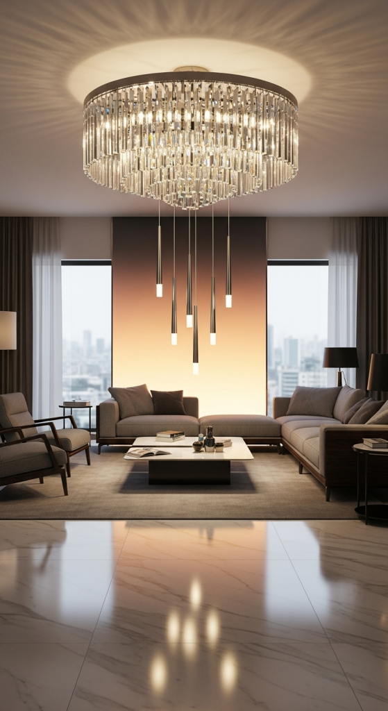 Statement Lighting = Instant Luxury