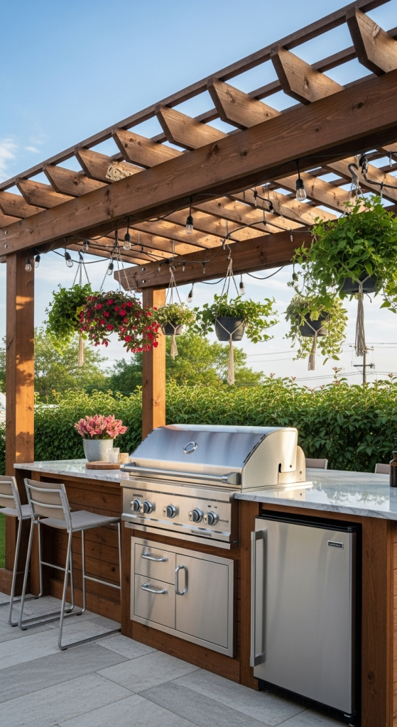 Add a Backyard Bar or Outdoor Kitchen