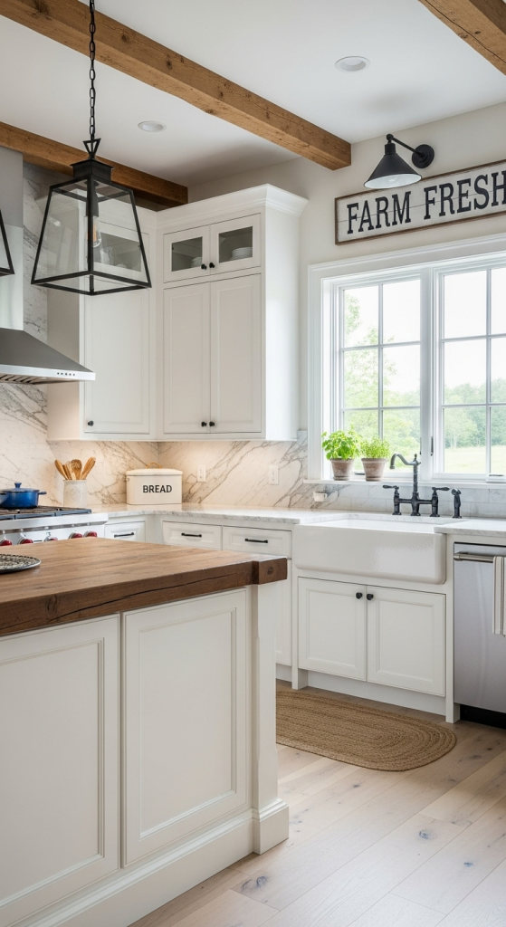 Mix Modern with Farmhouse Charm