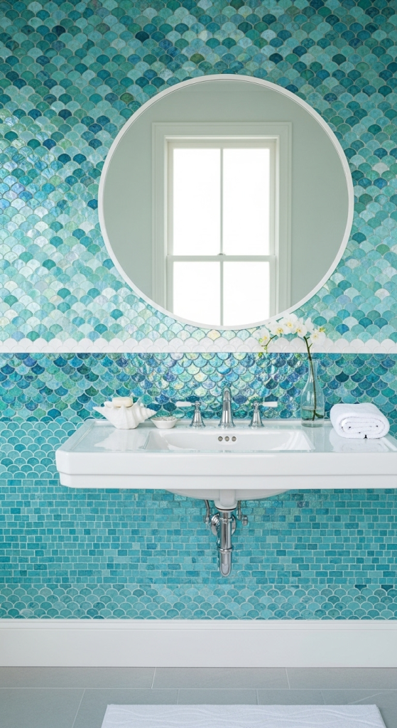 Ocean-Inspired Tilework