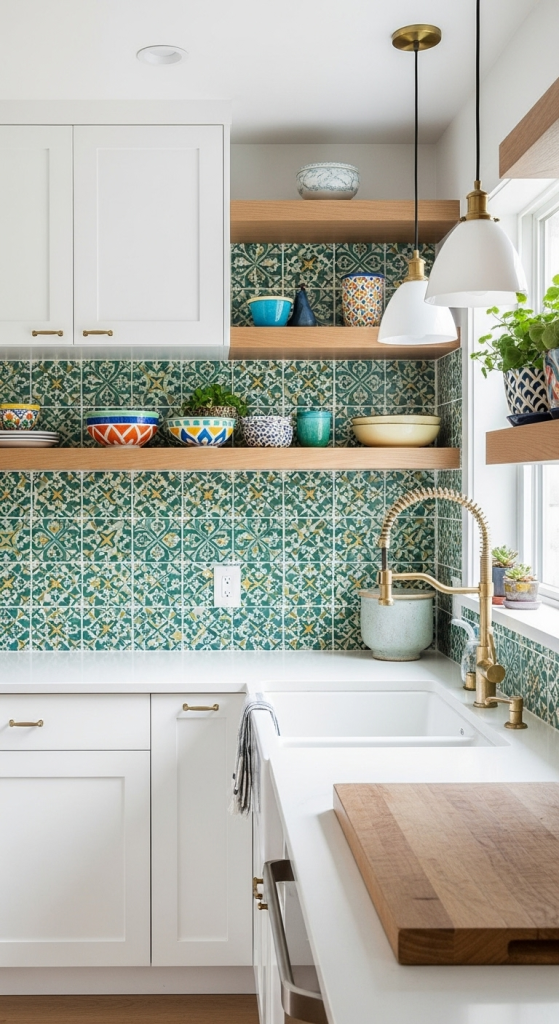 The Bold Backsplash Statement