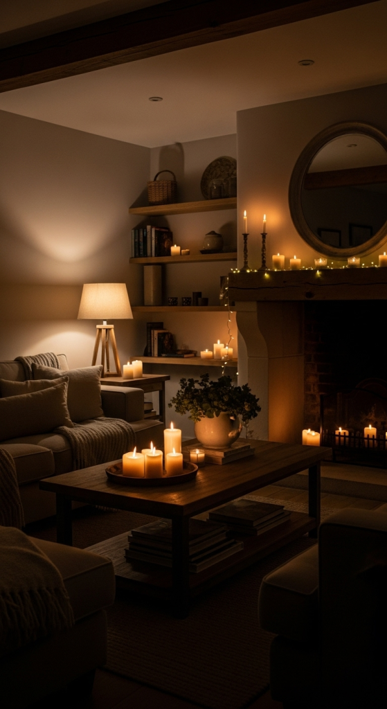 Switch Up Your Lighting for a Cozy Glow