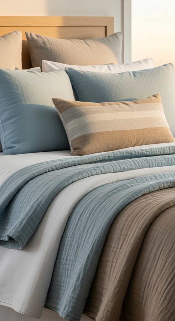 Beach Style Bedroom Ideas: Soft, Dreamy Bedding