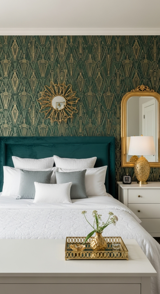 Go Bold with Art Deco Wallpaper