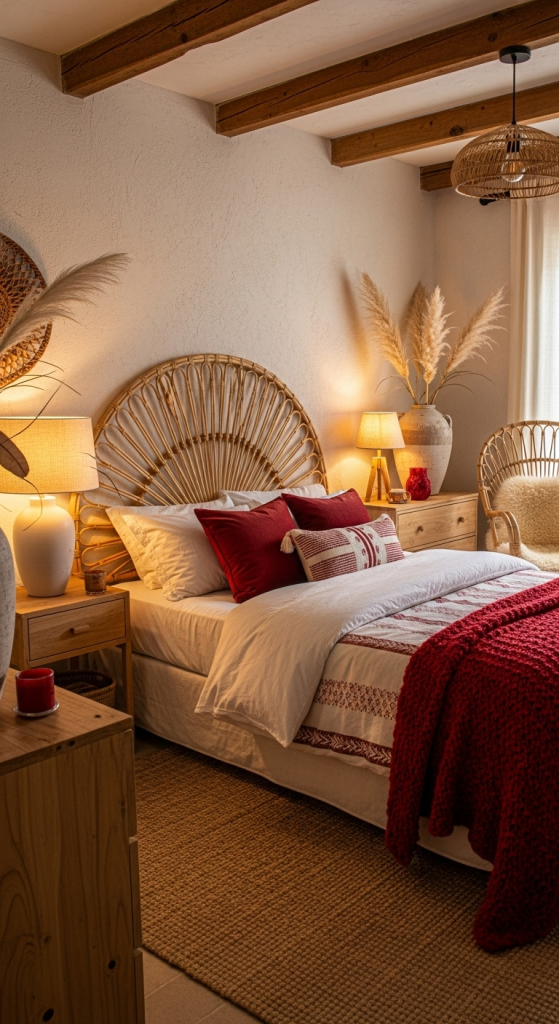 Incorporate Natural Wood and Rattan