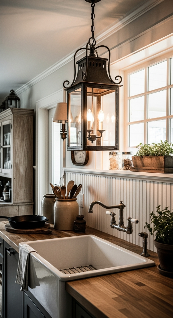 Lantern-Style Fixtures for a Cozy Glow
