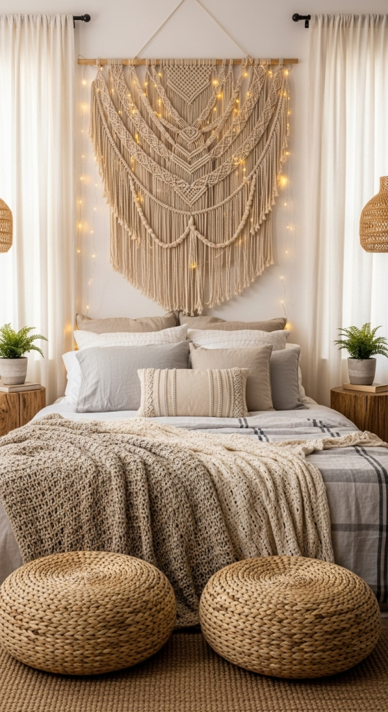 Macramé + Lights Combo