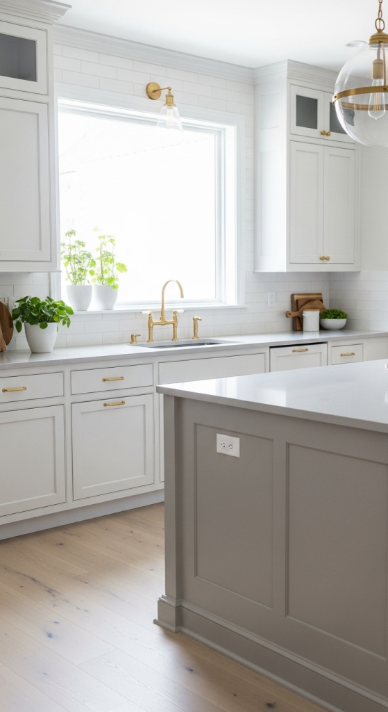 Matte White with Matte Gold: The Subtle Sophistication