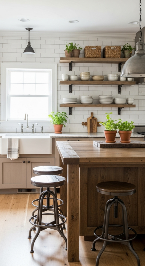 Open Shelving: Stylish + Practical