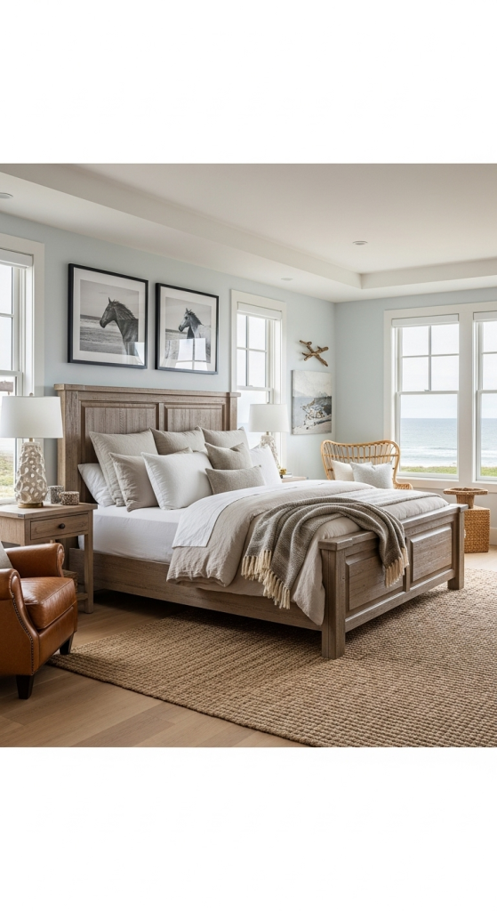 Seaside Western-Inspired Interiors with Statement Furniture