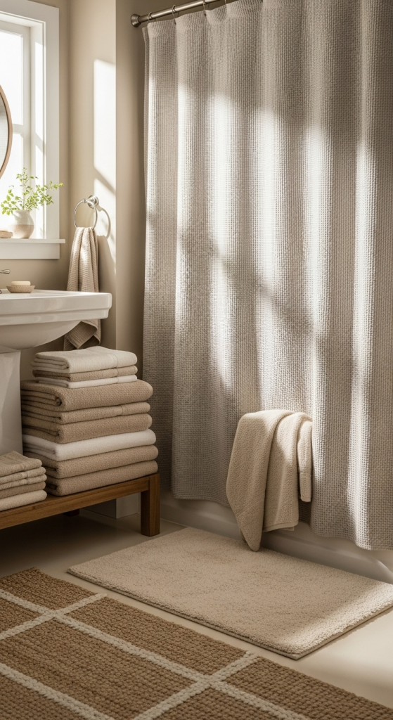 Layer in Cozy Textiles