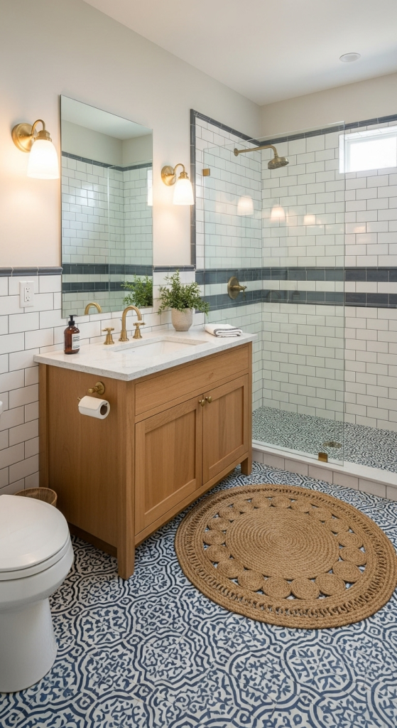 Bring in Patterned Floor Tiles