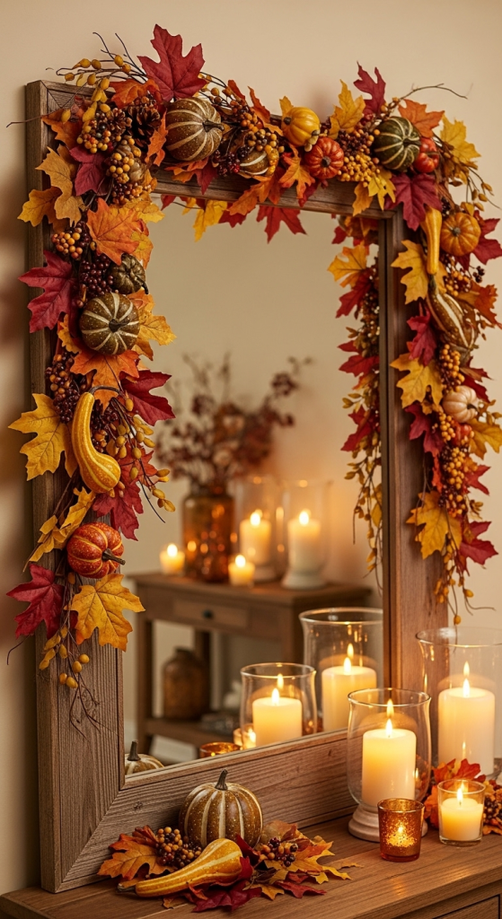 Statement Mirrors with a Fall Twist