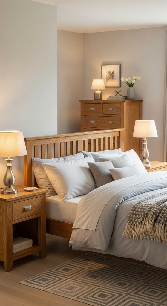 Blend Warm Woods with Cool Metals