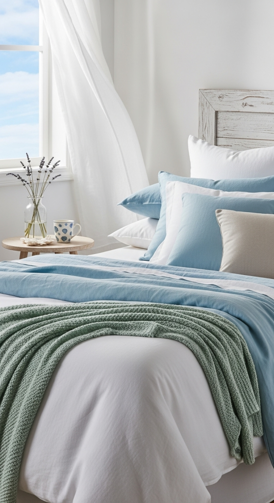 Coastal Bedding That Feels Like a Sea Breeze