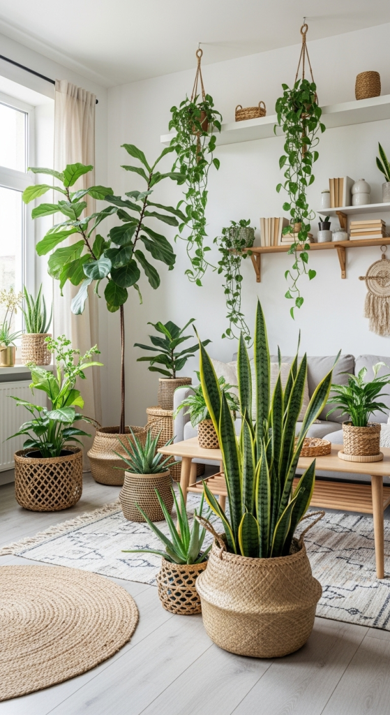 Add Greenery for Instant Freshness 