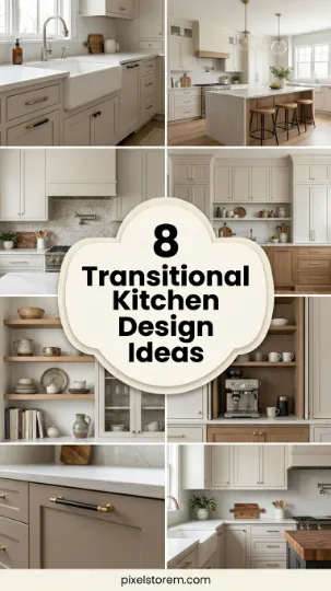 8 Transitional Kitchen Design Ideas