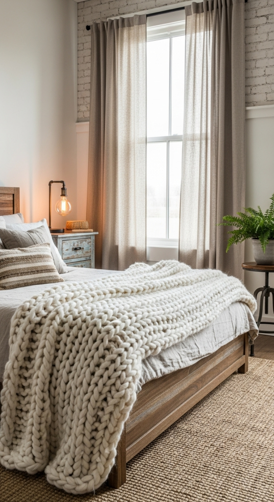 Cozy Textiles and Natural Layers