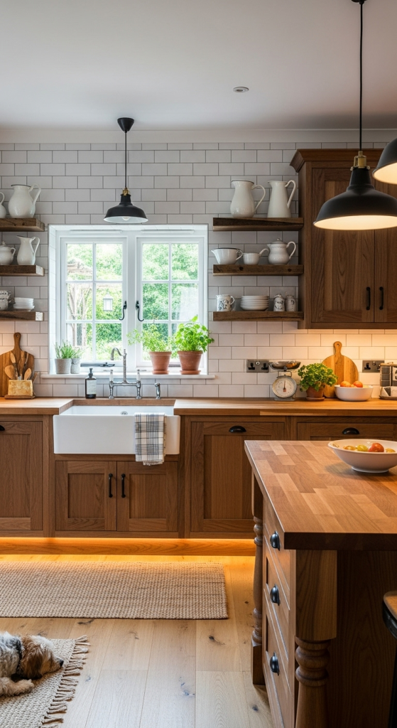 Farmhouse Meets Walnut