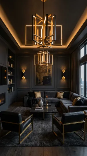 Add Dramatic Lighting Fixtures